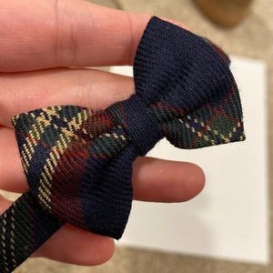 Kiel James Patrick KJP Plaid bow bracelet